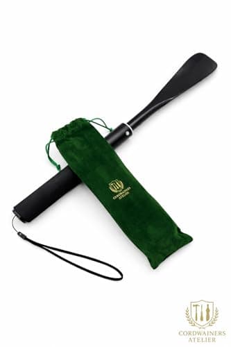 Extendable Aluminum Shoe Horn with Adjustable Long Handle – Aluminum Shoehorn for Easy Wear– Aluminum Shoe horn, Telescopic from 14.5” to 37” – Long Handle for Boots & Mobility Support — view 3