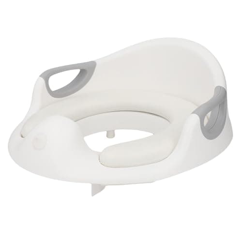 Generic Kids Soft Potty Training Toilet Seat Non Slip with Handles For Home Travel Use For Boys Girls Plastic 12.4x13.8in — view 2