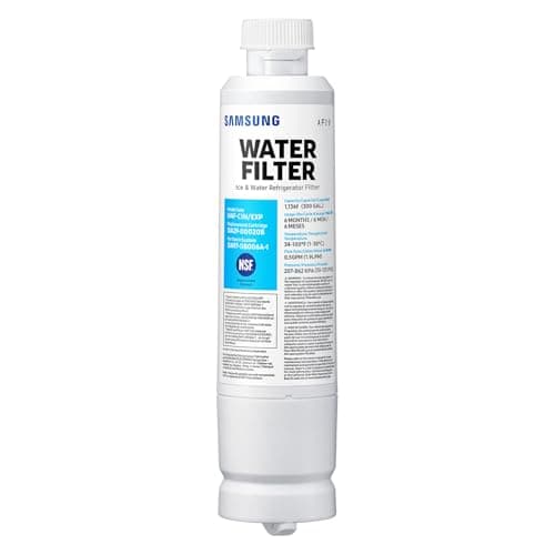 SAMSUNG Genuine Filter for Refrigerator Water and Ice, Carbon Block Filtration for Clean, Clear Drinking Water, 6-Month Life, HAF-CIN/EXP, 1 Pack