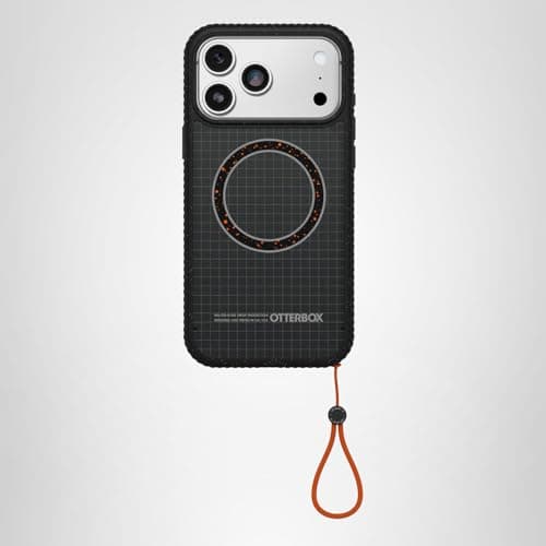 OtterBox Sole Series Phone Case for iPhone 17 Pro Max - Midnight Circuit - Grippy iPhone Case, Protective Phone Case with Strap, Magsafe Black — view 6