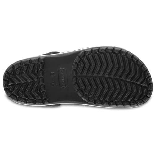 Crocs Unisex-Adult Bayaband Clogs, Black/White, 7 Men/9 Women — view 5