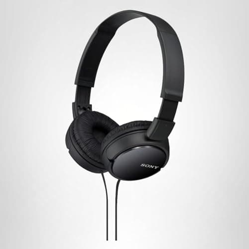 Sony ZX Series Wired On-Ear Headphones, Black MDR-ZX110 — view 3