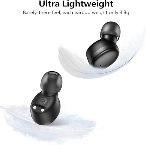 kurdene Wireless Earbuds Bluetooth 5.3 in Ear Buds Light Weight Headphones,Deep Bass Sound,Built in Mics Headset,Clear Calls Earphones for Sports Workout — view 3