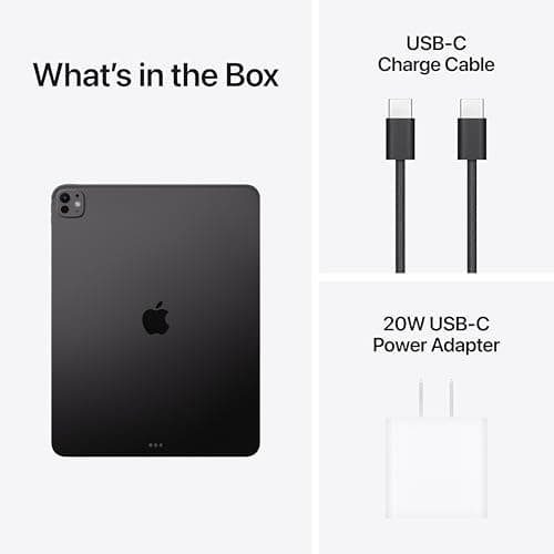 Apple iPad Pro 13-inch (M5): Ultra Retina XDR Display, 256GB, Landscape 12MP Front Camera/12MP Back Camera, LiDAR Scanner, Wi-Fi 7 with Apple N1, Face ID, All-Day Battery Life — Space Black — view 5