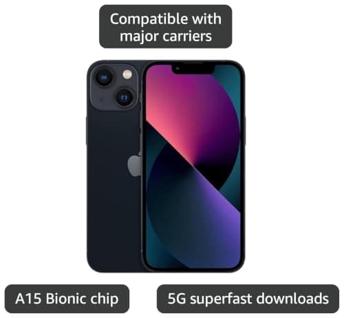 Apple iPhone 13 Mini, 128GB, Midnight - Unlocked (Renewed) — view 2