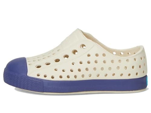 Native Shoes Unisex Kid Jefferson (Toddler) Bone White/Ink Blue 4 Toddler Medium — view 3