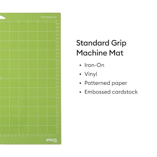 Cricut StandardGrip Machine Mats 12in x 12in, Reusable Cutting Mats for Crafts with Protective Film, Use with Cardstock, Iron On, Vinyl and More, Compatible with Cricut Explore & Maker (3 Count) — view 5