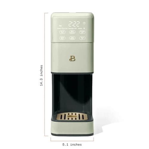Programmable Single Serve Coffee Maker with Integrated Burr Grinder, Touch Controls, Fresh Custom Brew, Compact Design, Easy to Use — view 6