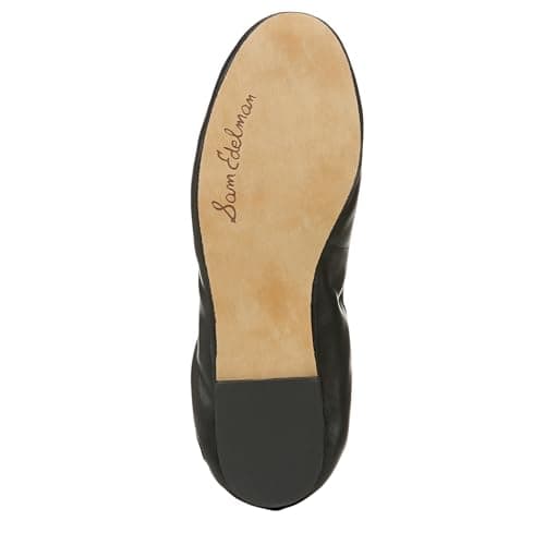 Sam Edelman Women's Felicia Ballet Flat, Black Leather, 7 Medium US — view 6