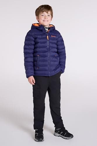 Mountain Warehouse Seasons Kids Padded Puffer Jacket - Boys & Girls Navy Kids 7-8 Yrs (116-128 cm) — view 8