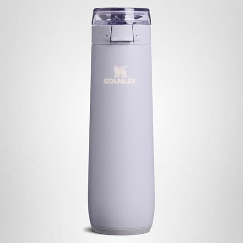 STANLEY Flowstate Spring Bottle | Leakproof Water Bottle with Carry Strap & Flip-Top Locking Lid | Insulated Stainless Steel | Fits Most Cup Holders | BPA-Free | 20 oz | Purple Dust — view 10