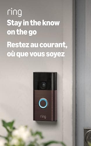 Ring Battery Doorbell — Head-to-Toe Video, Live View with Two-Way Talk, and Motion Detection & Alerts, Venetian Bronze — view 6