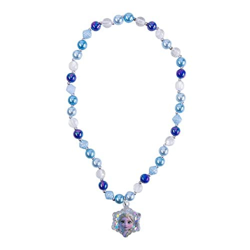 LUV HER Frozen Princess Dress Up Accessory Set - 3 Pcs Jewelry Set - Blue Princess Elsa Tiara, Bracelet - Elsa Necklace - Birthday, Holiday Gifts For Girls - Toys Dress Up Kit - Ages 3+ — view 2