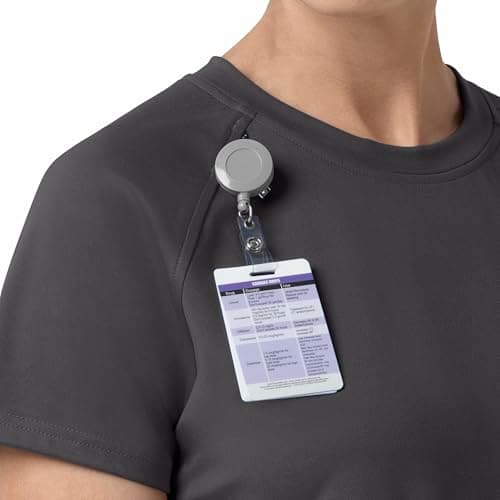 Carhartt Womens Scrub Top, Pewter, XX-Large — view 7