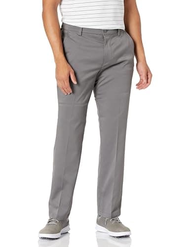 Amazon Essentials Men's Classic-Fit Moisture-Wicking Stretch Golf Pants with Active Waistband (Available in Big & Tall), Gray, 38W x 32L