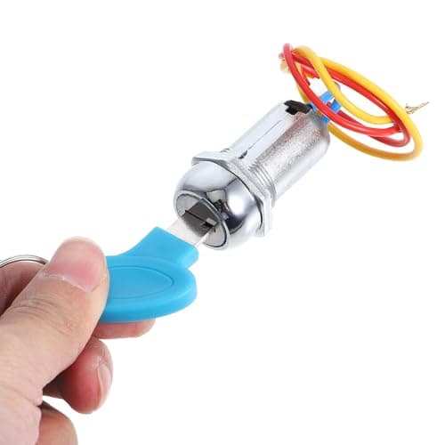 TOVINANNA Ignition Keyed Switch with Enhanced Security for Electric Scooter and Electric Bicycle, Iron — view 3