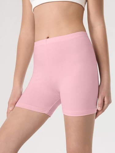 Tuliara 6 Pack Girls Bike Shorts Cartwheel Toddler Under Dress Dance Multicolor Kids Shorts Summer Clothes Color A 5-6Y — view 4