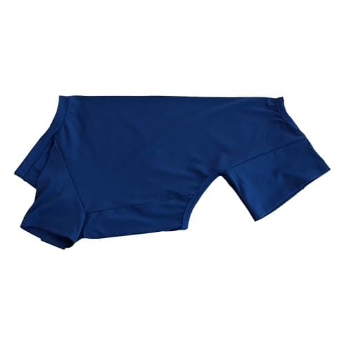 ADKLHX Dog Full Bodysuit – Stretchy Yoga Fabric 4-Leg Dog Pajamas, Breathable & Lightweight Dog Onesie for Indoor & Outdoor, Shedding Control & Travel Wear Royal Blue 2XL — view 7