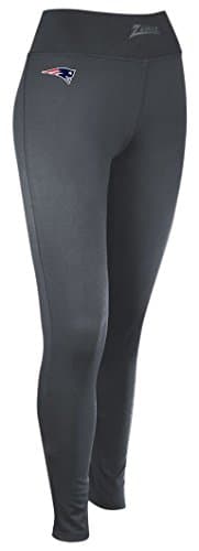 Zubaz NFL Women's Solid Color Leggings, New England Patriots Medium