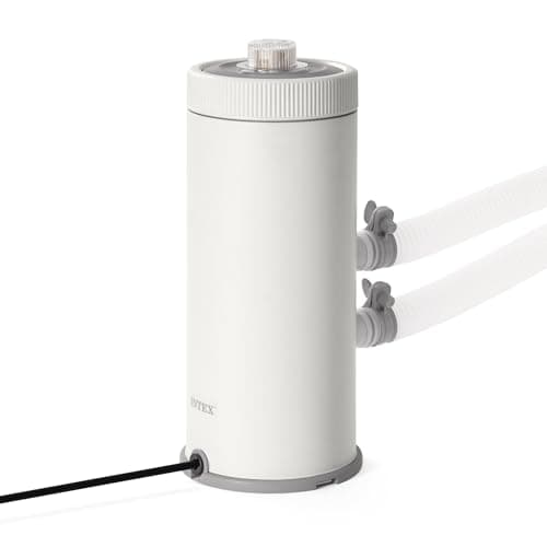 INTEX C1000 Krystal Clear Cartridge Filter Pump for Above Ground Pools: 1000 GPH Pump Flow Rate – Improved Circulation and Filtration – Easy Installation – Improved Water Clarity – Easy-to-Clean