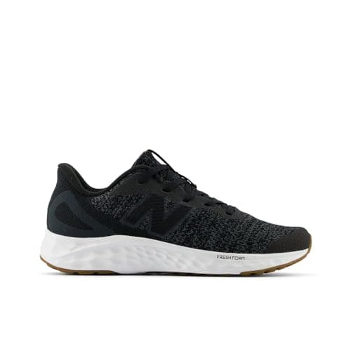 New Balance KIds Arishi Fresh Foam v4 Sneaker, BLACK/PHANTOM, 5 M Big Kid (8-12 Years) — view 2