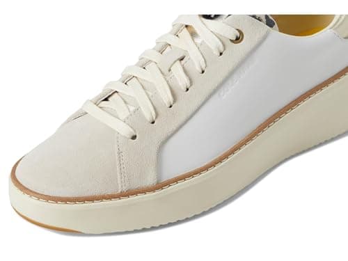 Cole Haan Grandprø Topspin Sneakers for Women - Lightweight Leather Upper - EVA Midsole - Rubber Toe White/Leo Print 7.5 B - Medium — view 7