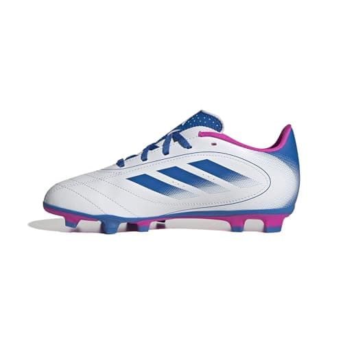 Adidas Unisex-Kids Goletto IX Firm Ground/Multi Ground, White/Bright Royal/Team Shock Pink, 11