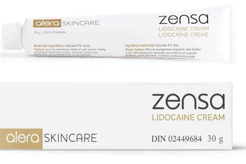 Zensa Tattoo Numbing Cream 5% Lidocaine, Safe on Broken Skin | Fast-Acting Pain Relief for Tattoos, Microneedling, Waxing, Injections | Vegan, Steroid-Free, Professional-Grade | Best Tattoo Numbing Cream 1 Oz (DIN 02449684)