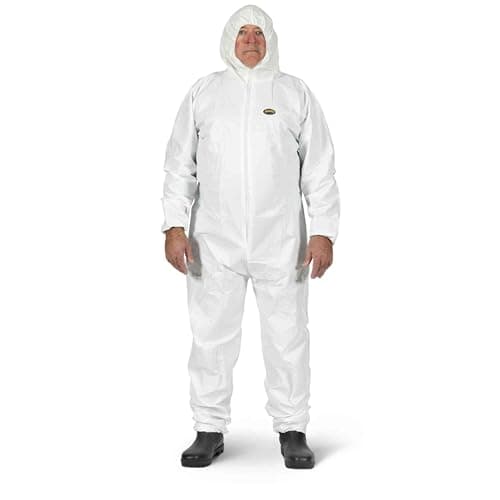 Pioneer Microporous Disposable Coveralls - Protects from Chemicals, Bleach, Paint - Breathable & Comfortable - Type 5 and 6 — view 8