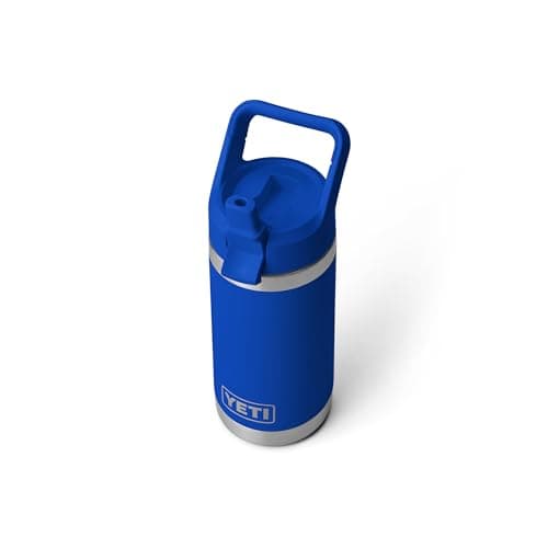 YETI Rambler Jr. 12 oz Kids Bottle, with Straw Cap, Royal Blue — view 2
