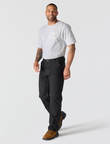 Carhartt Men's Rugged Flex Rigby Dungaree Work Pants, Black, 36W x 32L — view 4