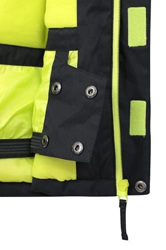 Mountain Warehouse Kids Ski Jacket & Pants set– Boys & Girls Snowsuit Black 5-6 Years — view 5
