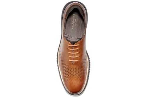 Cole Haan Men's 2.Zerogrand Laser Wingtip Oxford, British tan/Java, 10 — view 4