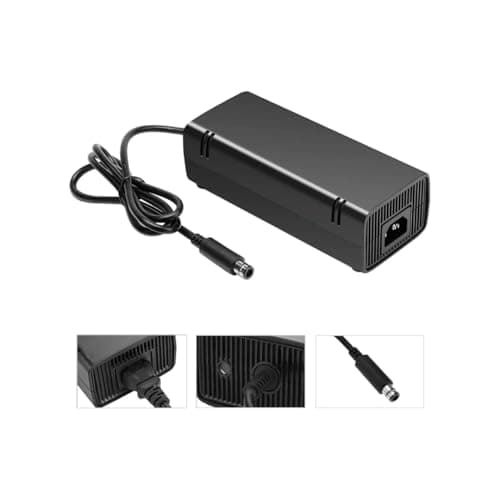 SuperNova Wired Controller for X-box 360 E Bundle with Power Supply AC Adapter and HDMI Cable - White - Xbox 360 — view 3