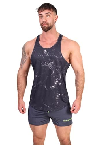 Jed North Bodybuilding Tank Top Gym Stringer Y-Back Muscle Racerback
