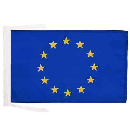 AZ FLAG Europe Flag 18'' x 12'' cords - European Union SMALL flags 30 x 45cm - Banner 18x12 in