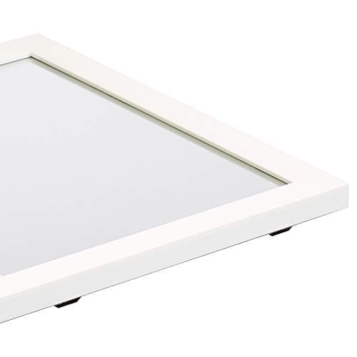 Amazon Basics Rectangular Wall Mirror 20" x 28", Standard Trim, White — view 2