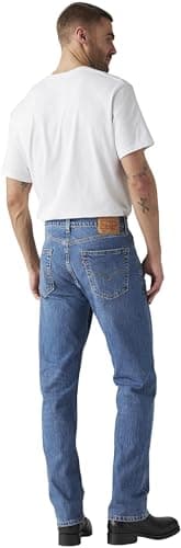 Levi's Men's 505 Regular Fit Jeans (Also Available in Big & Tall), Fremont Drop Shot-Medium Indigo, 34W x 32L — view 2