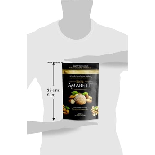 Piccola Cucina Regali Amaretti Italian Almond Macaroon Cookies - 136 g - Gluten Free, Dairy Free — view 3