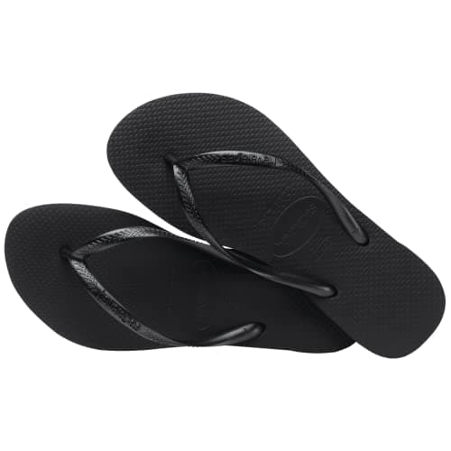 Havaianas Women's Slim Flip Flops Sandals - Black, 9/10 — view 5