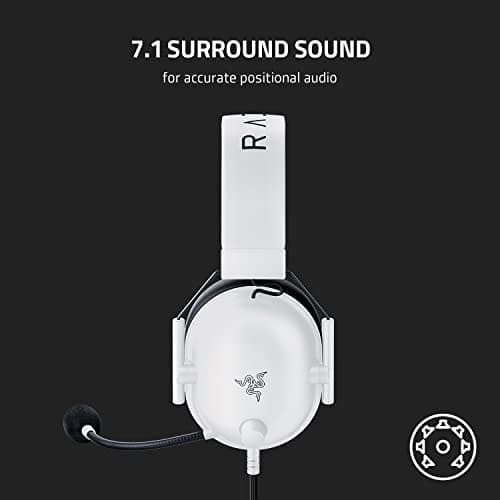 Razer Blackshark V2 X Headset Wired Head-Band Gaming White, W128271966 (Head-Band Gaming White) — view 5