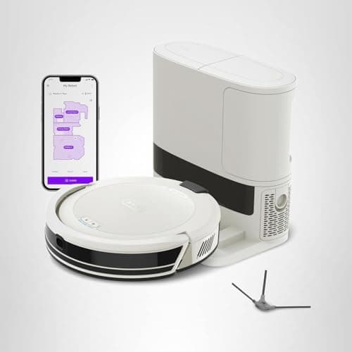 Shark Navigator | Robot Vacuum Cleaner with Powerful Suction for Pet Hair, Rugs, Carpets & Hard Floors | Bagless Self-Empty Base | 30-Day Capacity | SmartPath LiDAR Navigation | White | AV2110S ​ — view 10