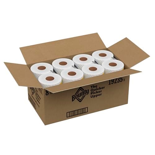 Bounty Quick-Size Paper Towels, White, 8 Family Triple Rolls = 27 Regular Rolls — view 11