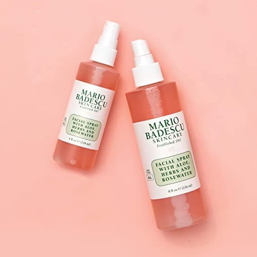 Mario Badescu Facial Spray with Aloe, Herbs and Rose Water for All Skin Types, Face Mist that Hydrates, Rejuvenates & Clarifies, 8 FL OZ — view 4