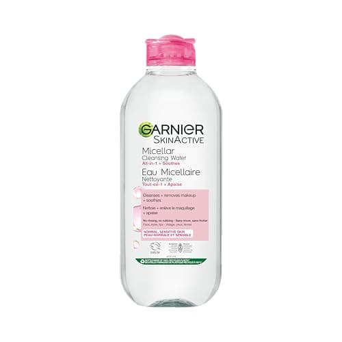 Garnier Micellar Cleansing Water, All-in-One Cleanser & Gentle Makeup Remover, For All Skin Types Including Sensitive. 400ml
