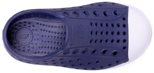 Native Shoes Unisex-Kids Jefferson Sneakers, Regatta Blue/Shell White, 8 Toddler — view 4