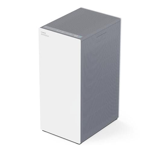 COWAY Air Purifiers for Large Room Whole Home Up to 4,253ft², 2 Sets of XL Washable Pre-Filters and HEPA Filters for Dual Purification, AQI, Turbo Mode, Timer, Wheels, 5yr Warranty, ProX(W)