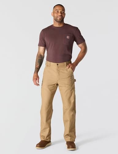 Carhartt Men's Loose Fit Canvas Utility Work Pant, Tan, 33W x 34L — view 2