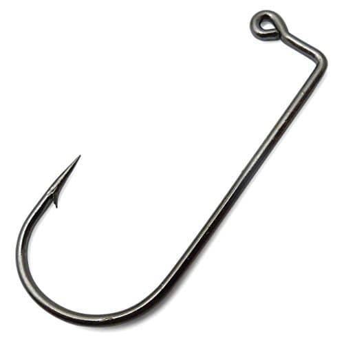 100pcs 9147 Jig 90-Degree Barbed Fishing Hooks Aberdeen Short Shank Fishing Hooks Black
