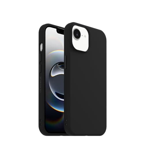 OtterBox iPhone 17e, 16e, 15, 14, & 13 Figura Series Case - Black - Aesthetic, Silicone Phone Cases, Protective Minimalist Design, MagSafe iPhone Case with Camera Protection — view 2